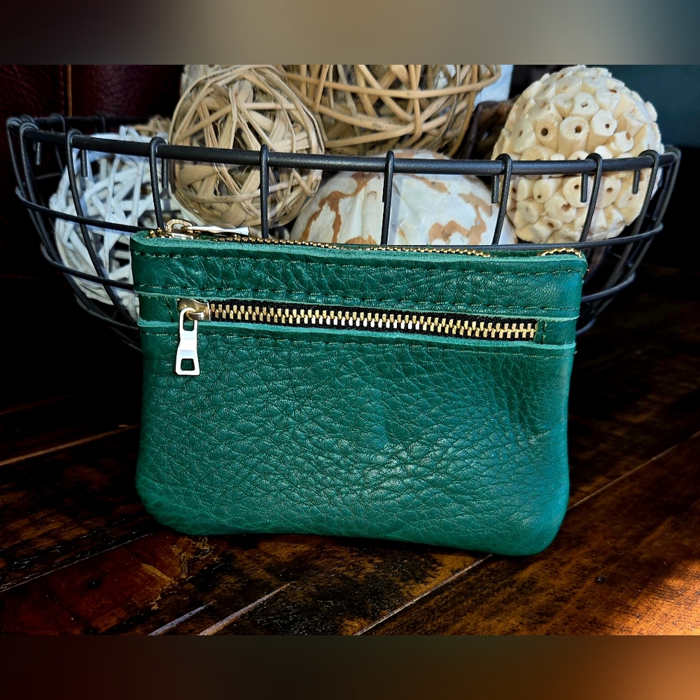 Plg Double Zip Coin Purse In Bacalar